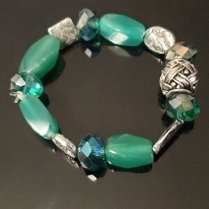 Gem Stone Beaded Bracelt